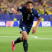 Matheus Cunha of Brazil celebrates scoring his team's second goal against Haiti at FIFA World Cup 2026