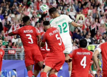 Nadhir Benbouali headed home a Riyad Mahrez corner midway through the second half to start the comeback