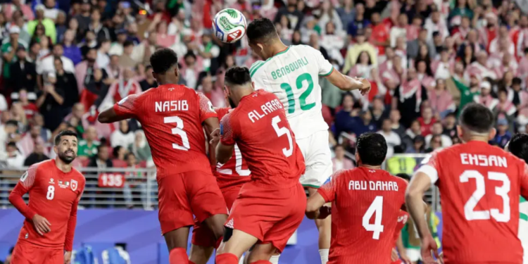 Nadhir Benbouali headed home a Riyad Mahrez corner midway through the second half to start the comeback