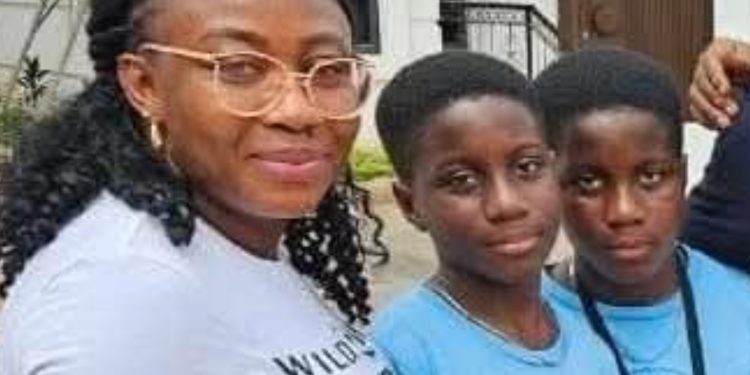 Gunmen on Wednesday kidnapped Mrs Adelabu and her two sons, Peter and Paul on their way to school.