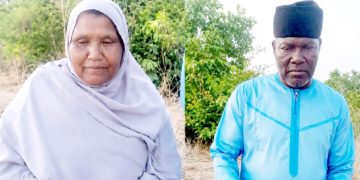 Late Gen.Rabe Abubakar and his wife in kidnappers custody.