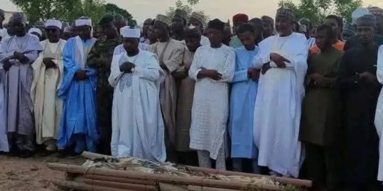 Funeral rites for Gen.Rabe Abubakar in Katsina