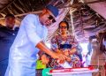 Ekiti State Governor Oyebanji votes at Ikogosi
