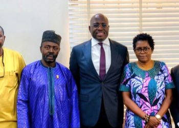 Executive Chairman, Phase3 Telecom, Stanley Jegede with GOCOP delegation