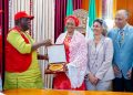 First Lady, Mrs Oluremi Tinubu receives officials of the Nigerian Red Cross in Abuja.