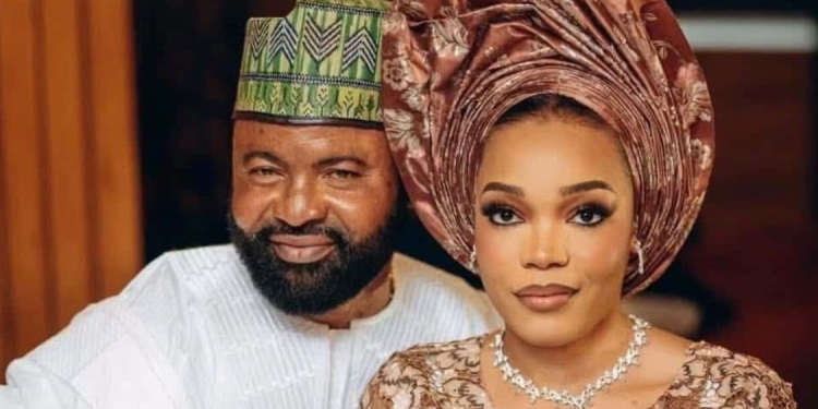 Yoruba actor, Akin Olaiya, and his wife, Nafeesat Feenah Hammed