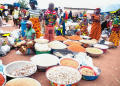 A cross-section of some foodstuffs