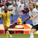 England's Harry Kane misses a chance to score
