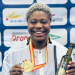 Nigerian Para-Badminton star Eniola Bolaji at the women’s SL3 singles final 2025