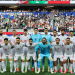 Iran players pose for a team group photograph before their 2026 FIFA World Cup opening game against New Zealand, which ended in a 2-2 draw