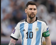 Argentinian captain, Lionel Messi