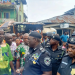 CP Tijani addressing residents and traders