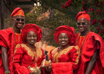 Twin brothers marry twin sisters with matching names