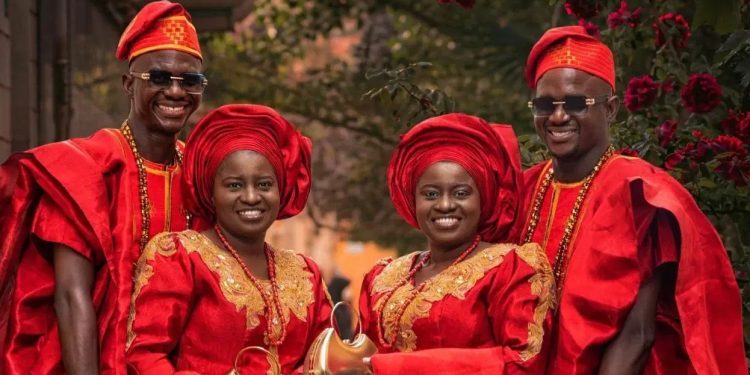 Twin brothers marry twin sisters with matching names