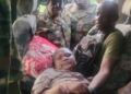 Troops of the Nigerian Army rescued Mrs. Abubakar, wife of the late retired Maj.-Gen. Rabe Abubakar, following a gun battle with bandits in Katsina State