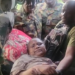 Troops of the Nigerian Army rescue Mrs. Abubakar, wife of the late retired Maj.-Gen. Rabe Abubakar, following a gun battle with bandits in Katsina State