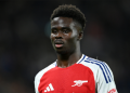 England Player, Bukayo Saka