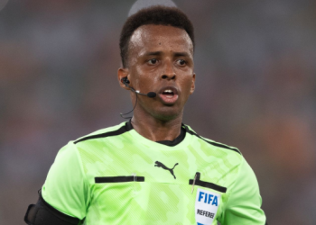 Somali referee Omar Abdulkadir Artan