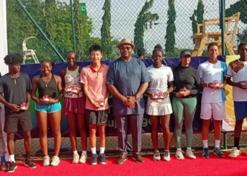 Nigerian junior tennis players at the ongoing 2026 NASCO/ITF J30 World Tennis Tour Junior Championship in Abuja