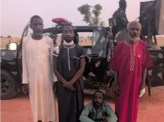 The four kidnap victims