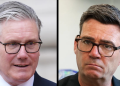 Sir Keir Starmer (left) and Andy Burnham