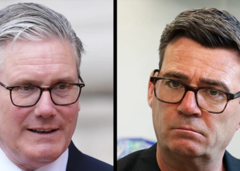 Sir Keir Starmer (left) and Andy Burnham