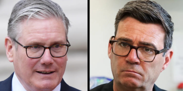 Sir Keir Starmer (left) and Andy Burnham