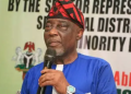 Chairman of the Ad hoc Committee, Sen. Abba Moro