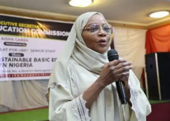 The Executive Secretary of the Universal Basic Education Commission, Aisha Garba
