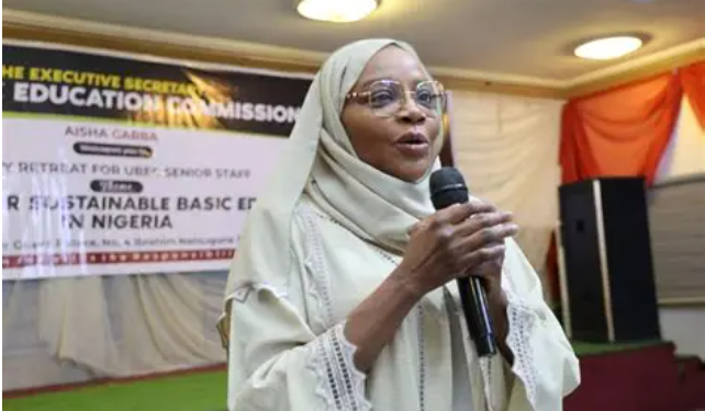 The Executive Secretary of the Universal Basic Education Commission, Aisha Garba