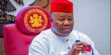 Senate president, Godswill Akpabio