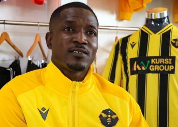 Ranchers Bees newest signing, goalkeeper Alhassan Tofa.