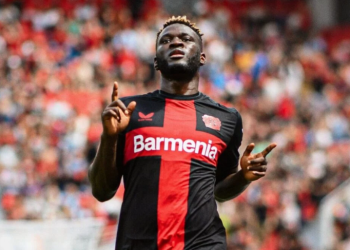 Nigerian forward, Victor Boniface