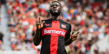Nigerian forward, Victor Boniface