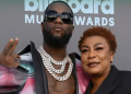 Burna Boy and his mother, Bose Ogulu