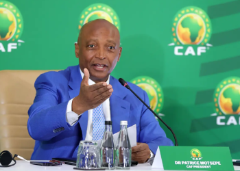 President of the Confédération Africaine de Football, Dr Patrice Motsepe