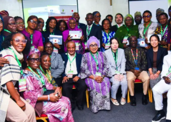 Dr. Uchenna Uba, together with some of the representatives at the three-day Master Training Workshop