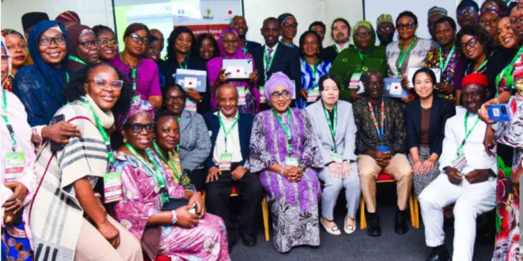 Dr. Uchenna Uba, together with some of the representatives at the three-day Master Training Workshop