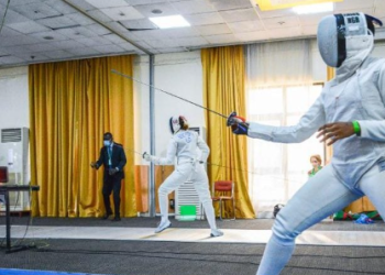 A fencing competition