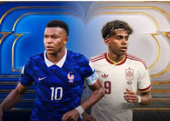 Spain and France players