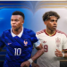 Spain and France players