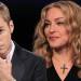Music icons, Justin Bieber and Madonna
