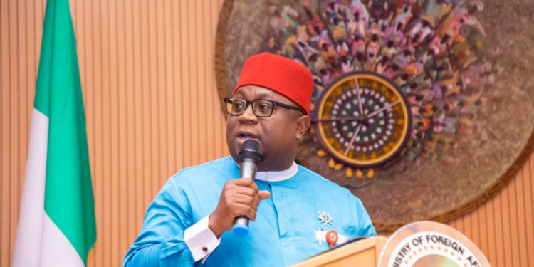 Foreign ministry spokesperson Kimiebi Imomotimi Ebienfa