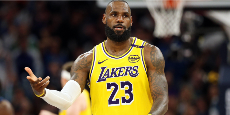 NBA superstar LeBron James