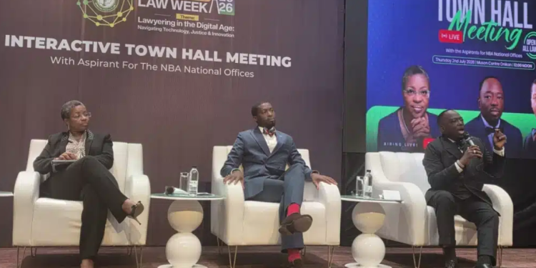 Nigerian Bar Association presidential aspirants, Olumuyiwa Akinboro, Lateef Akangbe, Oyinkansola Badejo-Okunsanya