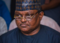 Rtd. Maj. Hamza Al-Mustapha, former Chief Security Officer to the late Head of State, Gen. Sani Abacha, attends the Memorial Conference on Gen. Hassan Usman Katsina at Arewa House in Kaduna.