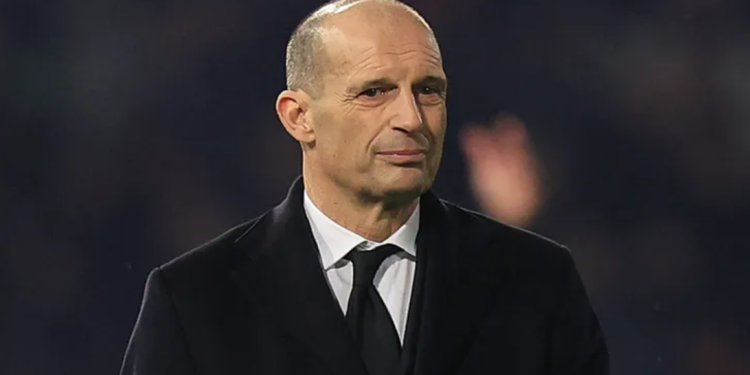 AC Milan's Italian coach Massimiliano Allegri