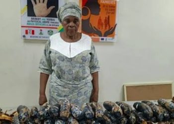NDLEA arrests grandma taking cocaine to London