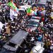 A large crowd of APC members rally against Governor AbdulRazaq in Ilorin on Monday
