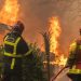 Forest fires ravaging France amd Spain.